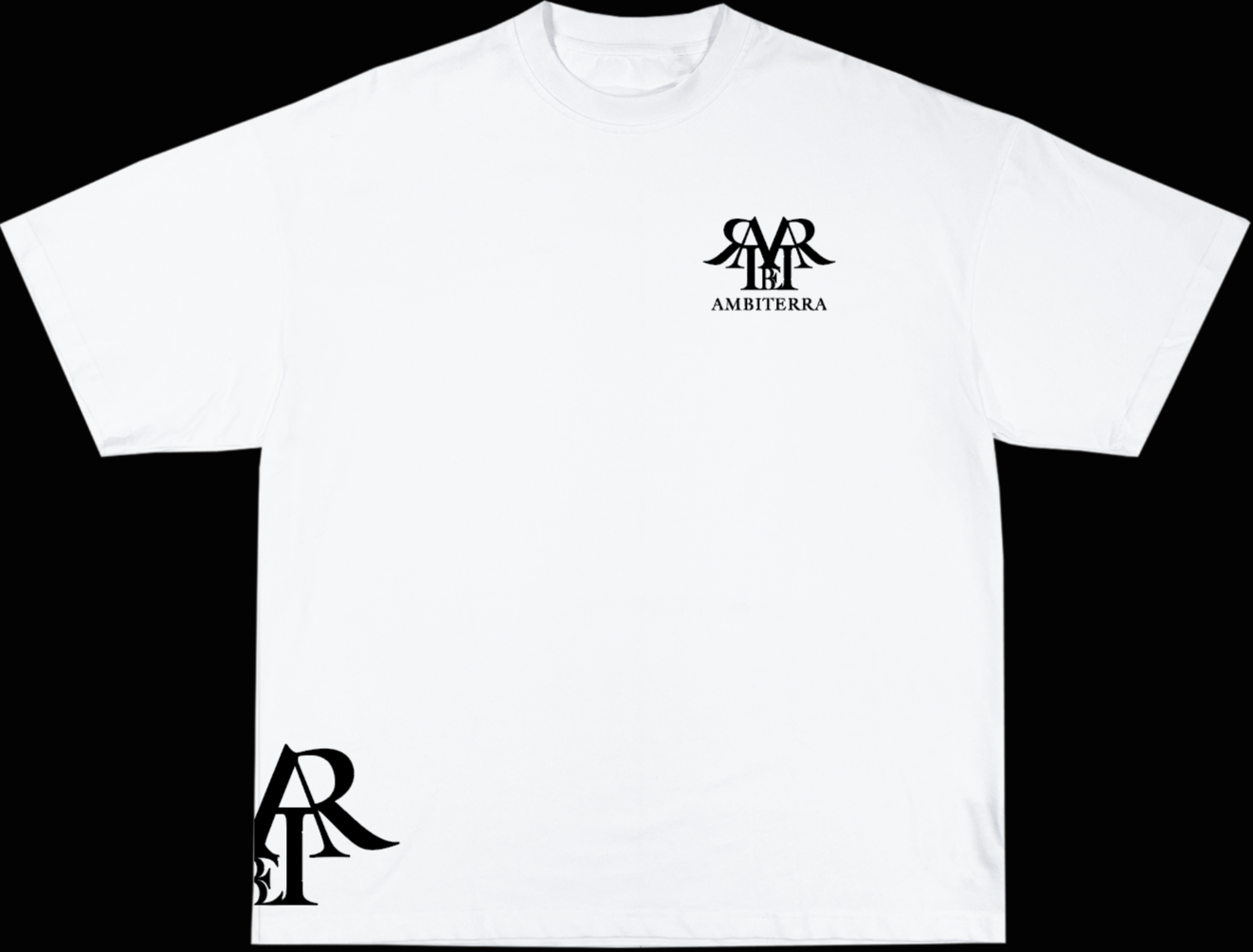 Ambiterra B&W Collection (Triple Print White Tee)